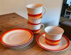 Mitterteich Bavaria servies setje oranje vintage, Antiek en Kunst, Antiek | Servies compleet, Ophalen of Verzenden