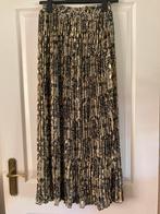 Nieuw met kaartje Pliesse Rok Blauw /Beige/Goud Chique M/L, Maat 38/40 (M), Blauw, Nieuw, Ophalen of Verzenden