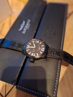 HAEMMER AUTOMATISCH race klok, Sieraden, Tassen en Uiterlijk, Horloges | Heren, Overige merken, Leer, Staal, Polshorloge