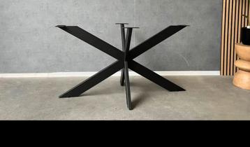 Tafelonderstel metalen tafelpoot kruispoot spinpoot ACTIE beschikbaar voor biedingen