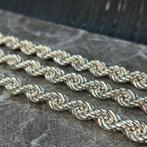 Zilveren rope ketting met armband set 925 silver, Sieraden, Tassen en Uiterlijk, Kettingen, Ophalen of Verzenden, Nieuw, Goud