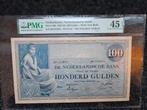 100 gulden grietje seel PMG45, Ophalen of Verzenden, 100 gulden
