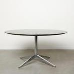 Grote ronde tafel Knoll International jaren 60 70, Ophalen, Rond, Vijf personen of meer, Eikenhout