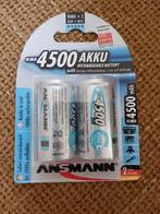 Ansmann oplaadbare akku 4500mah rechargeable, Ophalen of Verzenden, Nieuw