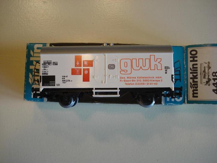Marklin goederen wagon GWK, Hobby en Vrije tijd, Modeltreinen | H0, Zo goed als nieuw, Wagon, Wisselstroom, Märklin, Ophalen