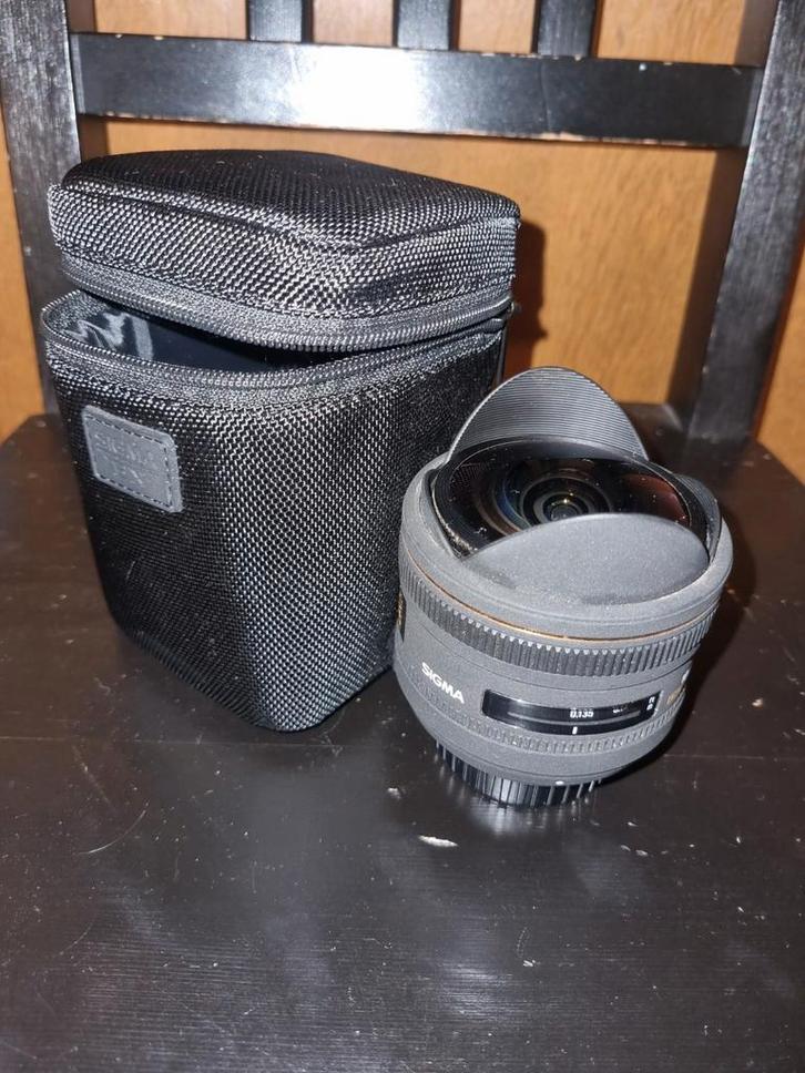 Sigma 10mm f/2.8 Fisheye Nikon F, Audio, Tv en Foto, Fotografie | Lenzen en Objectieven, Gebruikt, Groothoek Fisheye-lens, Ophalen of Verzenden