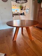 WOOOD eettafel ø129 cm eikenhout, Ophalen, Gebruikt, 100 tot 150 cm, Eikenhout