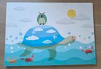 Leuke kinderposter met zeedieren 50x75, Ophalen, Overige materialen, 50 tot 75 cm, Zo goed als nieuw