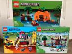 Lego partij minecraft 3 stuks 21248, 21257, 21261 nieuw, Ophalen of Verzenden, Nieuw, Complete set, Lego