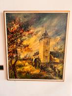 Olieverf schilderij PS van Wersch, Antiek en Kunst, Ophalen