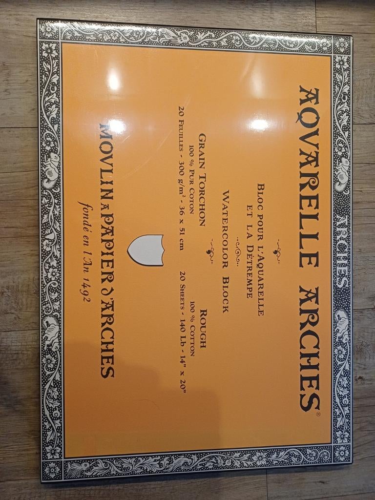 Aquarel Papier Arches - Nieuw, Hobby en Vrije tijd, Ophalen of Verzenden, Nieuw, Waterverf