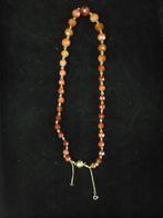 carneool ketting met gouden balslot ca. 47 cm. - 42.4 gram, Verzenden, Goud, Ketting