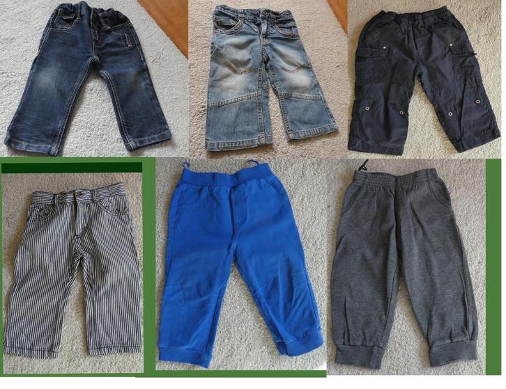 4 jongens broeken en 2 joggingbroeken, maat: 80, Kinderen en Baby's, Babykleding | Maat 80, Gebruikt, Jongetje, Broekje, Ophalen of Verzenden