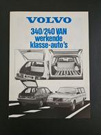 Brochure Volvo 240 & 340 Van, Boeken, Auto's | Folders en Tijdschriften, Ophalen of Verzenden, Zo goed als nieuw, Volvo