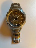 Tk. Casio herenhorloge met zonnecel en radiocontrol, Ophalen of Verzenden, Gebruikt, Rood, IOS