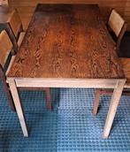 Mooie vintage Tafel 80 * 160 met 5 Stoelen, Huis en Inrichting, Ophalen, Gebruikt, 50 tot 100 cm, 150 tot 200 cm