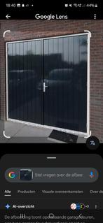 GEGRAAGD ! openslaande garage deuren met kozijn, Gebruikt, Deurkozijn, 225 cm of meer, Ophalen of Verzenden
