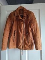 Suede dames jas, Kleding | Dames, Jasjes, Kostuums en Pakken, Maat 38/40 (M), Bruin, Ophalen of Verzenden, Jasje