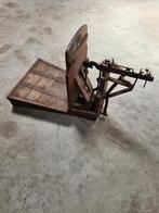 Antieke bascule weegschaal, weegschaal,bascule, Antiek en Kunst, Antiek | Gereedschap en Instrumenten, Ophalen