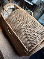 Vintage rieten babymand/kattenmand - Opknapper, Ophalen, Gebruikt, Wieg