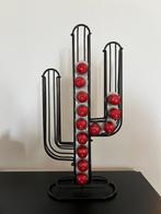 Cactus koffiecup houder metaal zwart, Ophalen of Verzenden, Gebruikt