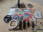 Nintendo Wii met 10 spellen!, Spelcomputers en Games, Spelcomputers | Nintendo Wii, Ophalen of Verzenden, Gebruikt, Met 2 controllers
