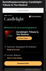 Candlelights : Tribute to The Weeknd, Tickets en Kaartjes, Evenementen en Festivals, Twee personen