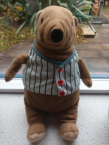 Beer in gestreept vest van IKEA roze wangetjes meet ca 44 cm beschikbaar voor biedingen