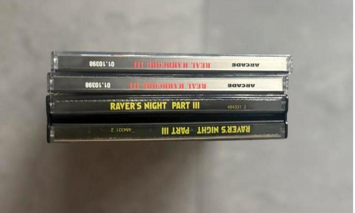 Verzameling Real Hardcore (3) & Raver's Night (|||) CD's, Cd's en Dvd's, Cd's | Dance en House, Gebruikt, Overige genres, Ophalen of Verzenden