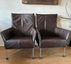 Montis Charly, donkerbruin leer. Perfect zitcomfort., Ophalen, Zo goed als nieuw, 75 tot 100 cm, Leer