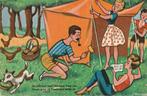 VAKANTIE MEISJE JAREN 60 ZEER MOOIE OUDE KAART KJ107, Verzamelen, Ansichtkaarten | Themakaarten, Ophalen of Verzenden, 1960 tot 1980