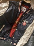 Redskins Leather baseball jacket, Kleding | Heren, Zwart, Maat 56/58 (XL), Ophalen of Verzenden, Zo goed als nieuw