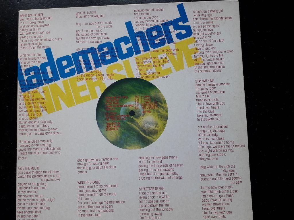 DANNY LADEMACHER'S INNERSLEEVE - HERMAN BROOD - LP, Ophalen of Verzenden, Zo goed als nieuw, Overige formaten