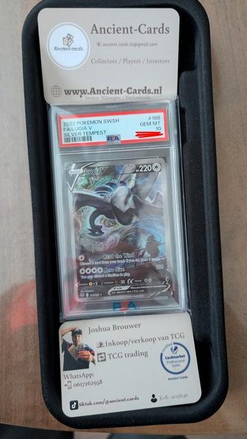 lugia v 186 PSA 10 Silver Tempest pokèmon  beschikbaar voor biedingen