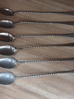 Set van 6 zilveren antieke  cocktaillepels, Antiek en Kunst, Ophalen of Verzenden