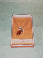 Ketting met Carneool - Sterrenbeeld Maagd - Cadeau, Ophalen of Verzenden, Nieuw, Oranje, Steen of Mineraal
