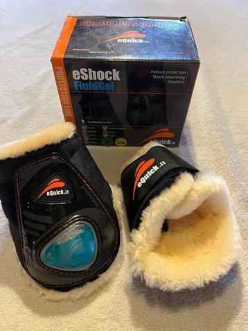 Nieuw eQuik. eShock backboots velcro. Young horse. Black,M beschikbaar voor biedingen