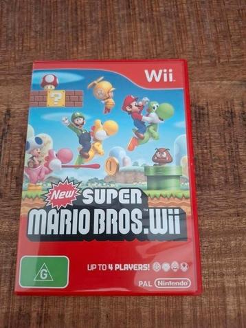 Nintendo wii New super Mario bros.  beschikbaar voor biedingen