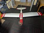 Modelvliegtuig  compleet met startkist, startmotor, zender, Hobby en Vrije tijd, Ophalen of Verzenden, Groter dan 1:72, Overige merken