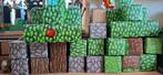 Minecraft kartonnen vierkanten, Ophalen of Verzenden, Zo goed als nieuw
