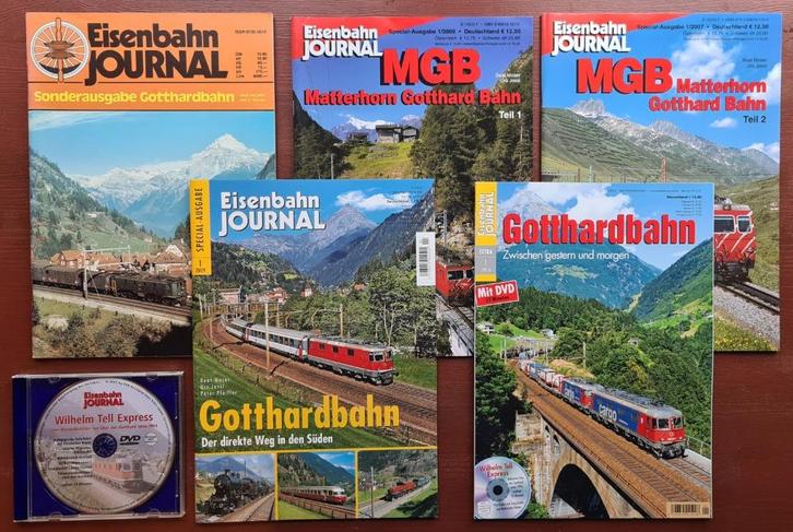Eisenbahn Journal Sonderausgaben Zwitserland, Boeken, Vervoer en Transport, Zo goed als nieuw, Trein, Verzenden