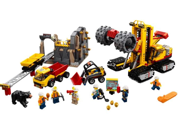 Lego 60188 City, Mining Experts Site, Kinderen en Baby's, Speelgoed | Duplo en Lego, Gebruikt, Lego, Complete set, Ophalen of Verzenden