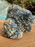 Blauwe Fluoriet pyriet kwarts, Verzenden, Mineraal