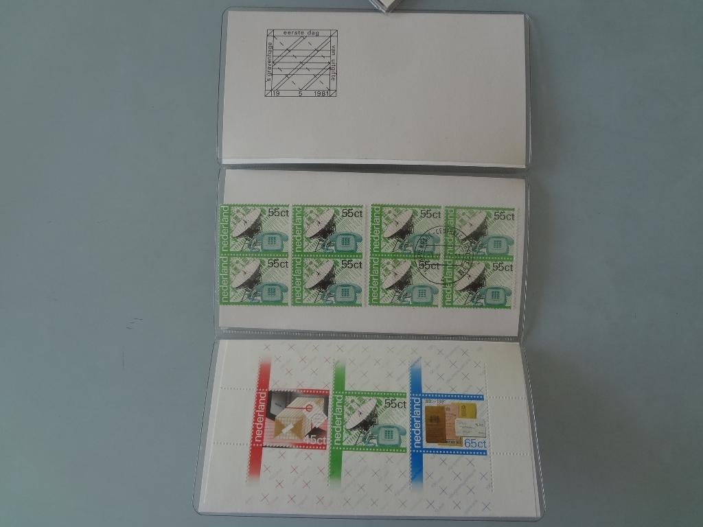 PTT 1981 Mapje met zegels 100 jaar telefonie in Nederland, Postzegels en Munten, Postzegels | Nederland, Ophalen of Verzenden
