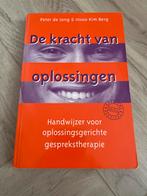 De Kracht van Oplossingen - Gesprekstherapie, Boeken, Ophalen of Verzenden, Gelezen, Klinische psychologie