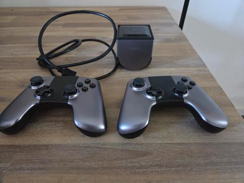 OUYA met 2 controllers, Spelcomputers en Games, Spelcomputers | Overige, Zo goed als nieuw, Ophalen of Verzenden
