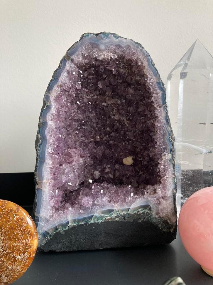 Amethist Geode, Verzamelen, Mineralen en Fossielen, Mineraal, Ophalen