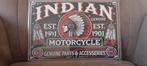 Indian Motorcycle 20x30 cm, Ophalen of Verzenden