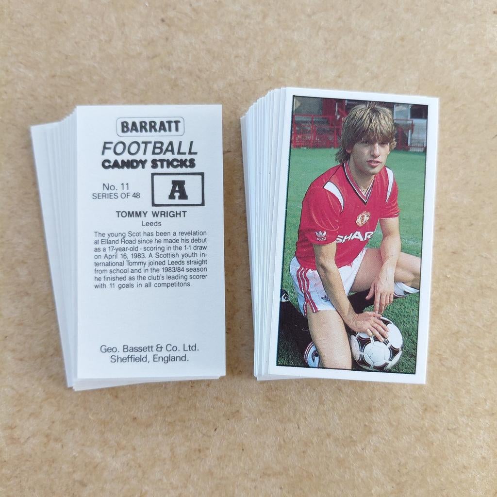 Football 1985-86 complete set 48 gum cards Bassett Barratt, Ophalen, Zo goed als nieuw, Buitenlandse clubs, Poster, Plaatje of Sticker