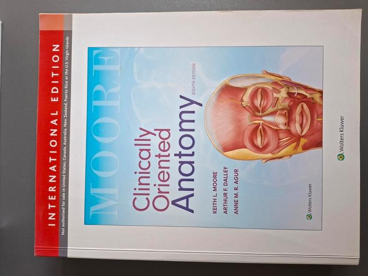 Clinically Oriented Anatomy 8e IE, Boeken, Studieboeken en Cursussen, Zo goed als nieuw, HBO, Beta, Ophalen of Verzenden